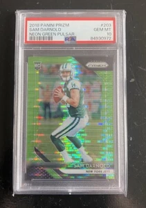 2018 Panini Prizm Sam Darnold Neon Green Pulsar Rookie RC PSA 10 - Bild 1 von 1