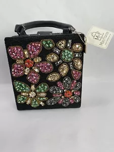 Borsa a tracolla Mary Frances all that glitters perline nuova con etichette copripolvere COA - Foto 1 di 22