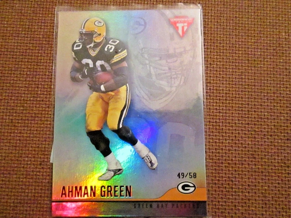 2001 Titanium Red Ahman Green Green Bay Packers Rookie - Image 1 of 1