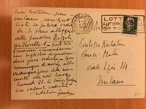 Cartolina autografa di Adelina Zandrino - Picture 1 of 1