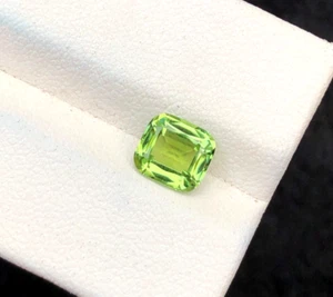 1.43 Carat Natural cut Tourmaline Drak Green cushion shape  from Afghanistan.  - Picture 1 of 8