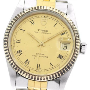 TUDOR Prince Oyster Date 74033 Cal.2824-2 gold Dial Automatic Men's Watch_869521 - Foto 1 di 10