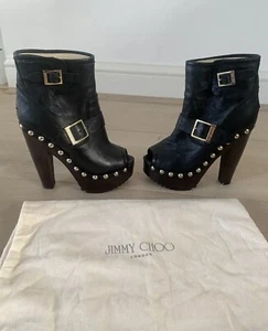 Jimmy Choo Clog Style Peep Toe Biker Mule for Summer New Unworn RRP £899 - Picture 1 of 9