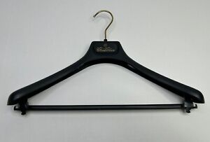 Brooks Brothers Suit / Garment Hanger Gold Logo 17” Black Plastic