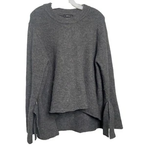 Suéter Zara Tejido Para Mujer Mediano M Mediano Manga Larga Cuello Redondo Gris - Imagen 1 de 15