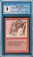 Spinal Villain Legends MINT Red Rare Graded CGC 9 CARD (3789583082) ABUGames