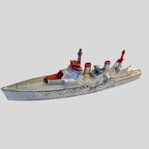 Vintage 1930's Tootsie Toy USA Battleship Naval Maritime Nautical Children's Toy - Picture 1 of 6