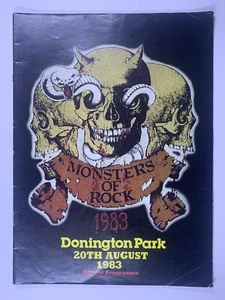 Dio Whitesnake ZZ Top Programm und Flyer Orig Monsters Of Rock Donnington 1983 - Bild 1 von 17