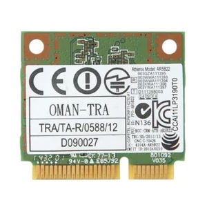 For DELL DW1901 AR5B22 Wireless Dual Band Half Mini PCI-E WiFi Bluetooth4.0 Card - Photo 1/9