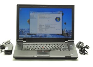 VINTAGE LENOVO THINKPAD L510 LAPTOP 15.6" 2.16GHz 500GB HARD DRIVE +GOOD BATTERY - Picture 1 of 16