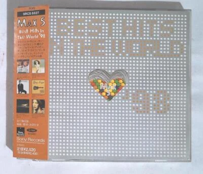 Various – MAX 5 Best Hits In The World '98 SRCS 8827 JAPAN CD OBI - Image 1 of 3