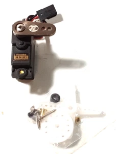 Futabs S3103 Servo Alloy Arm New Plastic Arm kit Mounts Screw. Never Used. NOS - Picture 1 of 5