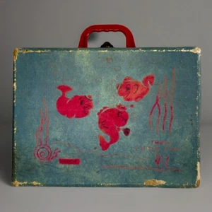 Vintage Luce Tiny Tripper Case Box Gepäck drei kleine Fische UNIKAT SELTEN - Bild 1 von 15