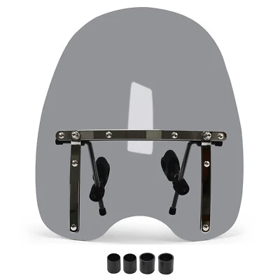 18"x16" Motorcycle Windshield Windscreen For Yamaha V Star 1300 1100 950 650 - Image 1 of 4