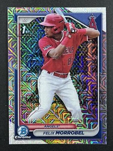 FELIX MORROBEL 2024 Bowman 1st Bowman Chrome Mojo Refractor #BCP-121 Angels - Picture 1 of 2