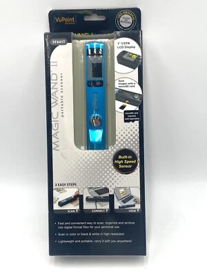 New VuPoint Solutions Magic Wand II Wireless Portable Scanner Color or Black Wht - Image 1 of 4