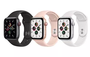 Apple Watch SE 44mm ( GPS+ Wi-Fi ) with Sport Band Gold/Gray/Silver - Grade B - Picture 1 of 10