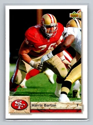 1992 Upper Deck - Harris Barton #430 - Image 1 of 2