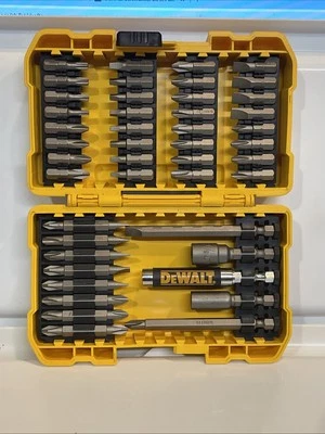 DeWALT 45 Piece Screwdriver Bit Set DW2166 w/Hard Yellow Case-NEW!! - Image 1 of 4
