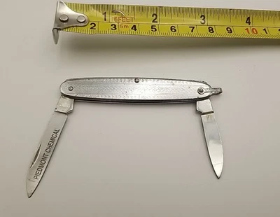 Navaja de Bolsillo Marca Hammer con Lazos y 2 Hojas Publicidad PIEDMONT CHEMICAL 3" Foto 1 de 4