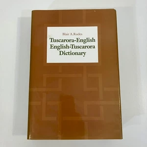 Tuscarora English Dictionary Blair A Rudes Iroquoian 1999 University of Toronto - Bild 1 von 8