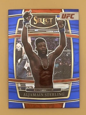 2022 Panini Select UFC #57 Aljamain Sterling Blue - Image 1 of 2
