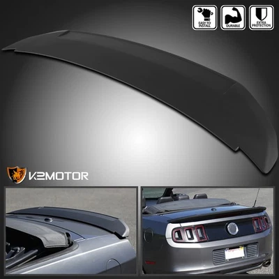 Fits 2010-2014 Ford Mustang Factory Shelby GT500 Style Rear Trunk Spoiler Wing Foto 1 de 4