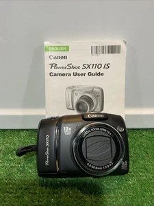 Canon PowerShot SX110 IS 9.0MP Compact Digital Camera Great Condition Works Well - Picture 1 of 12