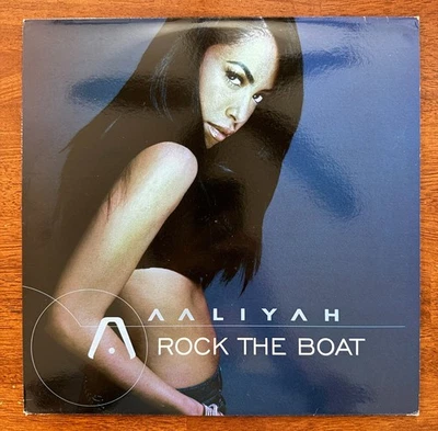 Aaliyah - Rock The Boat (2002) 12 дюймов макси сингл/ремикс винил - импорт (Великобритания/ЕС), EX - Изображение 1 из 4
