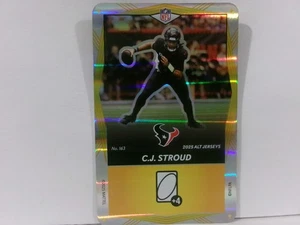 C.J. Stroud 2025 Uno Elite ALT JERSEYS Yellow Foil #169 Houston Texans - Picture 1 of 2