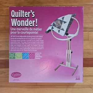 Frank A. Edmunds Quilters Wonder! 18" Hoop with Adjustable Stand, 2645   - Picture 1 of 9