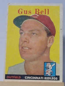1958 TOPPS #75 GUS BELL CINCINNATI REDLEGS VG - Picture 1 of 2