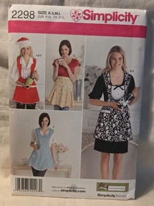Simplicity pattern #2298 Apron size SM-LG *uncut* - Picture 1 of 2