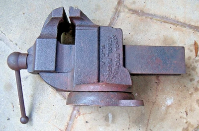 Vintage Athol Machine Co. No. 730 Bench тиски очень редкая и уникальная ручка США - Изображение 1 из 4