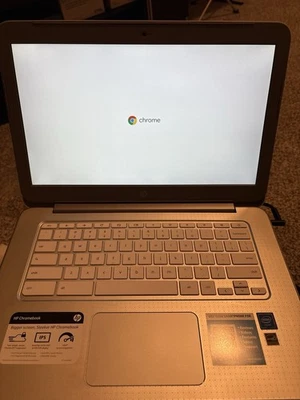 HP Chromebook 14-ak013dx Blanco 14" Intel Celeron Chrome OS Foto 1 de 3