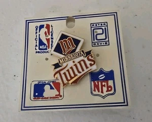Vintage 1992 Minnesota Twins Anstecknadel Mütze von Peter David MLB Baseball - Bild 1 von 2