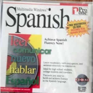 Multimedia Windows Spanish Pro One CD-ROM (PC, 1994) IBM Windows 95 3.1 Sealed - Picture 1 of 2