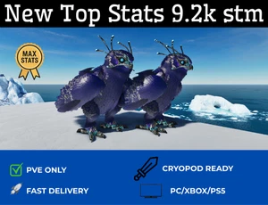 🔥ARK Survival Ascended PvE New Top Stats Snow Owl 9.2k stamina PC/XBOX/PS5 ASA - Picture 1 of 6