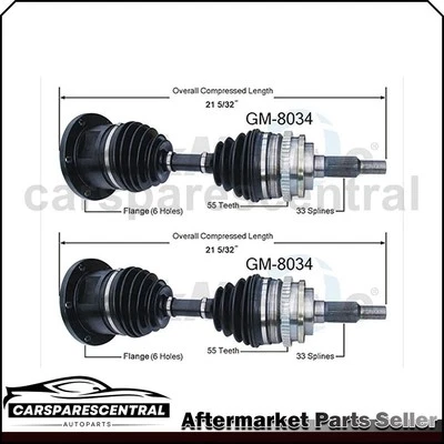 For 1992 1993 Chevrolet K2500 Suburban TrakMotive CV Axle Shaft Joints Front - Image 1 of 2