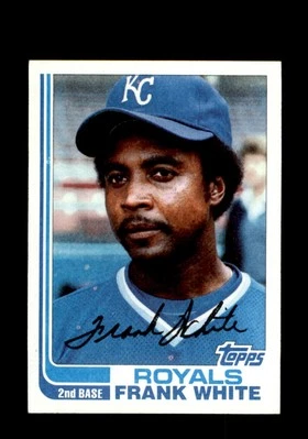 1982 Topps #645 Frank White Kansas City Royals NM-MT - Image 1 of 2