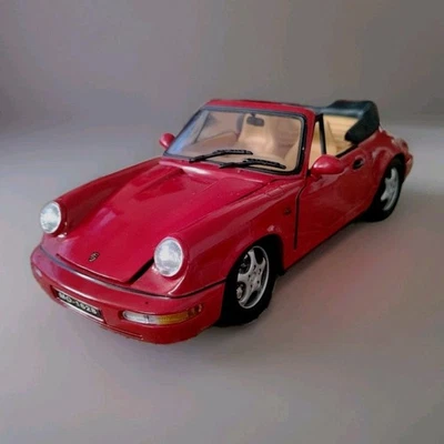 ANSON 1/18 - PORSCHE 911 - Modellino Auto Metallo Rosso - #A6# - Immagine 1 di 4