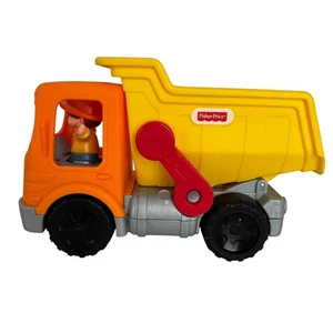 Fisher Price Little People Work Together Dump Truck Toy Music Construction 10 in - Picture 1 of 13