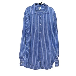 Gap Kids Botón A Rayas Azul Blanco Talla XXL 100% Algodón - Imagen 1 de 7