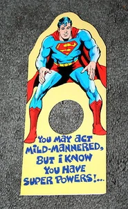 Vintig Greeting Birthday Card DC Comics Superman 1978 Original NOS New Mark 1 #2 - Picture 1 of 3