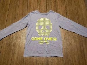 Children's Place shirt Size 5/6 "Game Over" Gamer tee - Picture 1 of 5