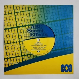 ABC SOUND EFFECTS 'Loading Truck' 7" Vinyl Single Record NOS 1980 AUST. PRESSING - Picture 1 of 6