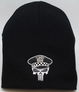 Chicago Police Punisher Knit Skull Cap - Picture 1 of 1