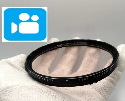🎦VIDEO👀✨MINT✨ Asahi Pentax 6x7 100mm Skylight Filter Bayonet From JAPAN - Image 1 of 4
