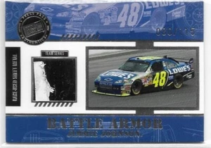 2008 Pres Pass Battle Armor #BA-T15 JIMMIE JOHNSON Race Used Metal 80/115 - Picture 1 of 1