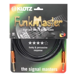 Klotz TM-0300 Funkmaster Cavo Strumento Contatti Oro 3.0m 10FT, ST-ST - Foto 1 di 2